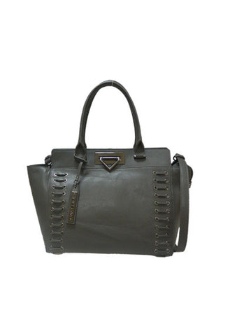 Amina Satchel In Charcoal 