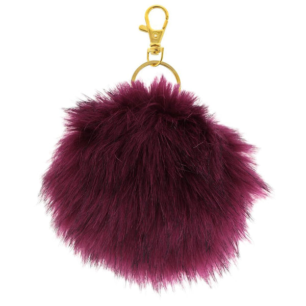 Fur Pom Keychain